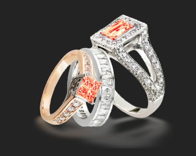 orange diamonds are highly desireable and rare